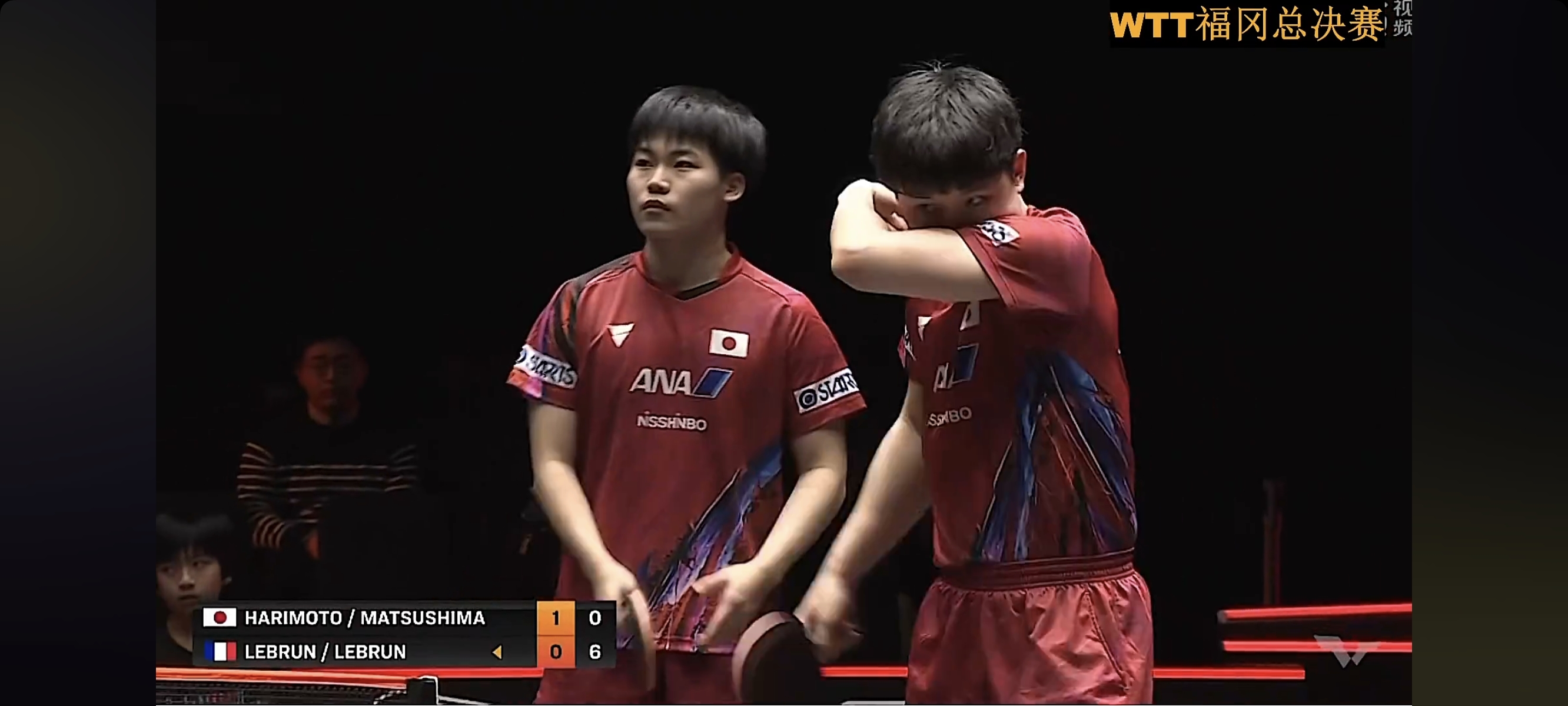 包含韩国乒乓球队翻盘法国乒乓球队，张本智和完成帽子戏法的词条